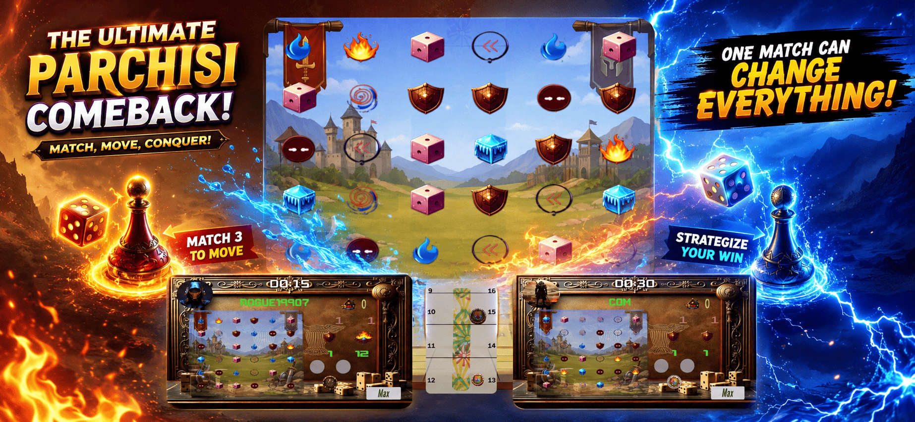 Parchisi Royale Banner